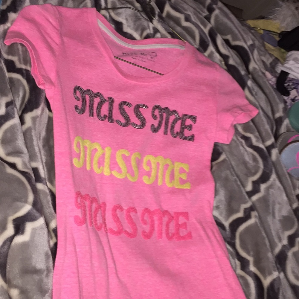 Sequin shirt miss me